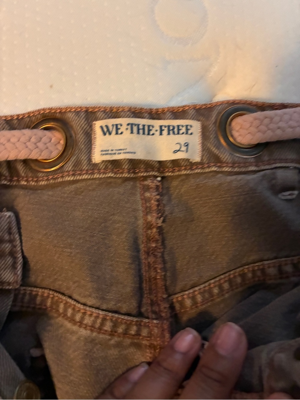 We The Free | Free People | Moxie Jeans in Melted Chocolate - Picture 3 of 3